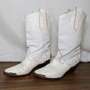 Zodiac Vintage Leather Cowboy Boots